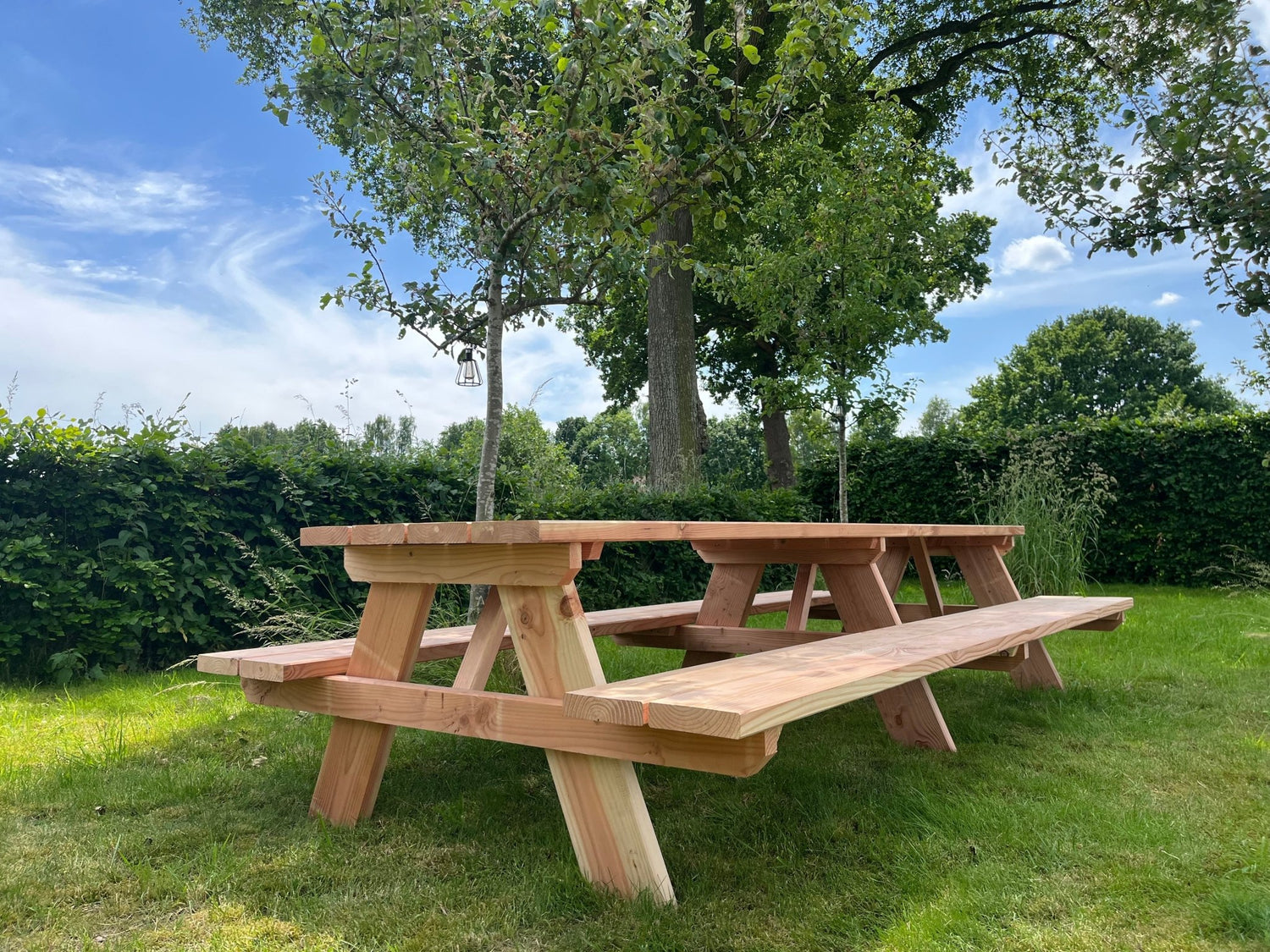 picknicktafel - houtenbanken
