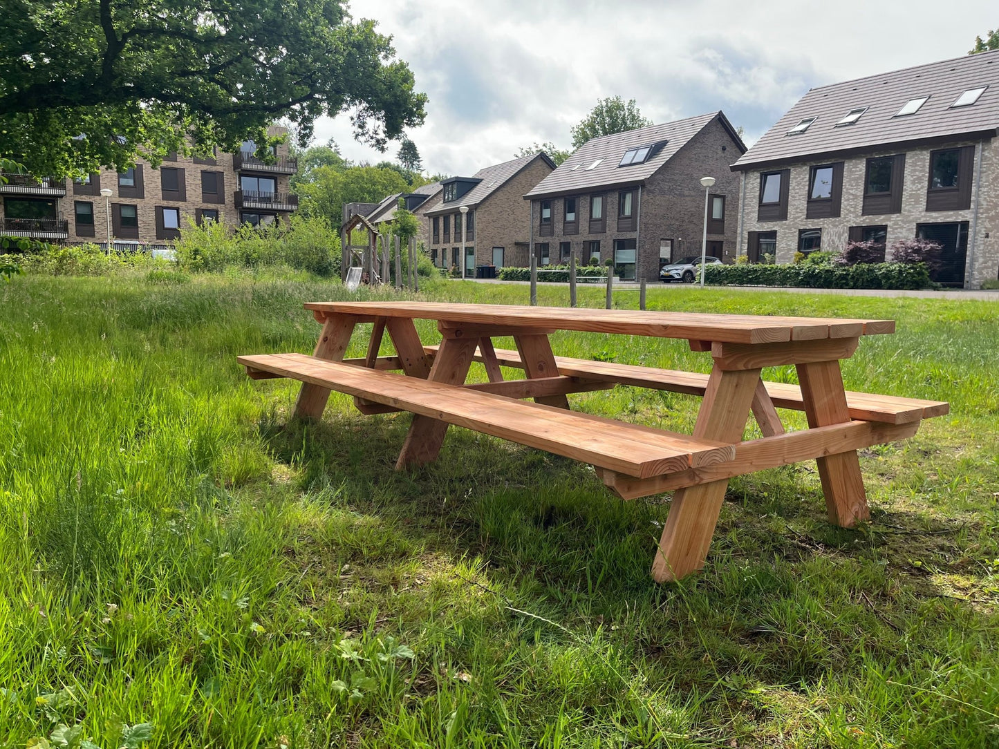 picknicktafel - houtenbanken