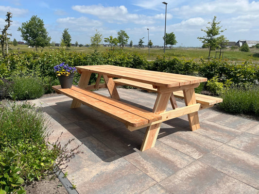 picknicktafel - houtenbanken