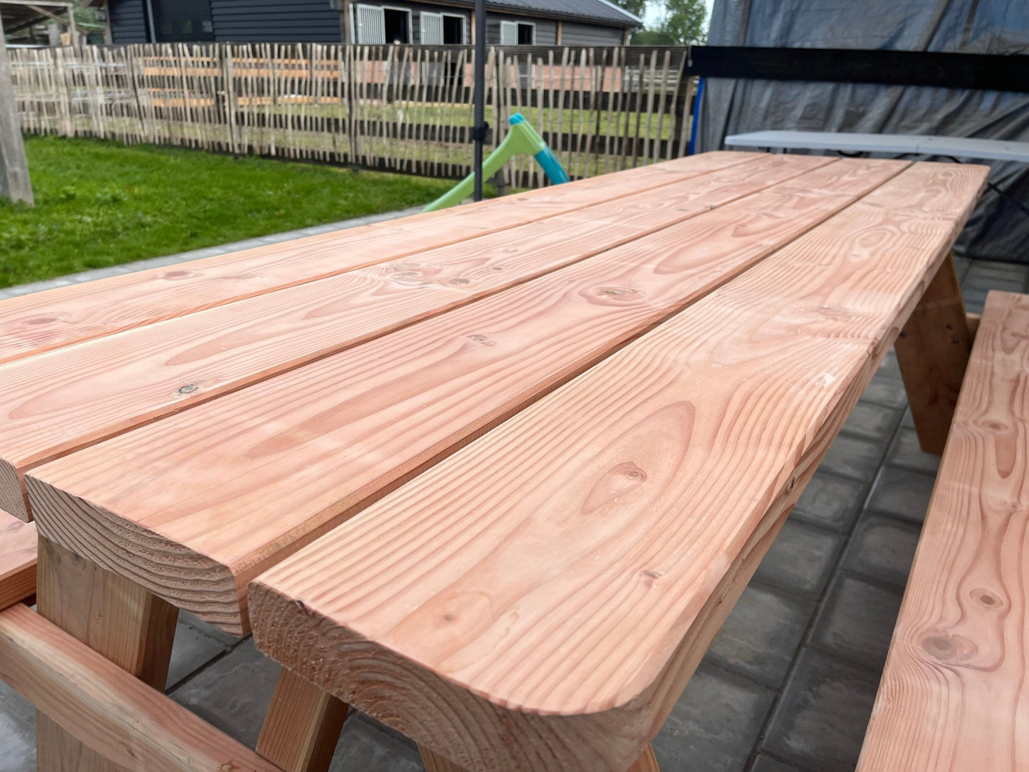 picknicktafel - houtenbanken