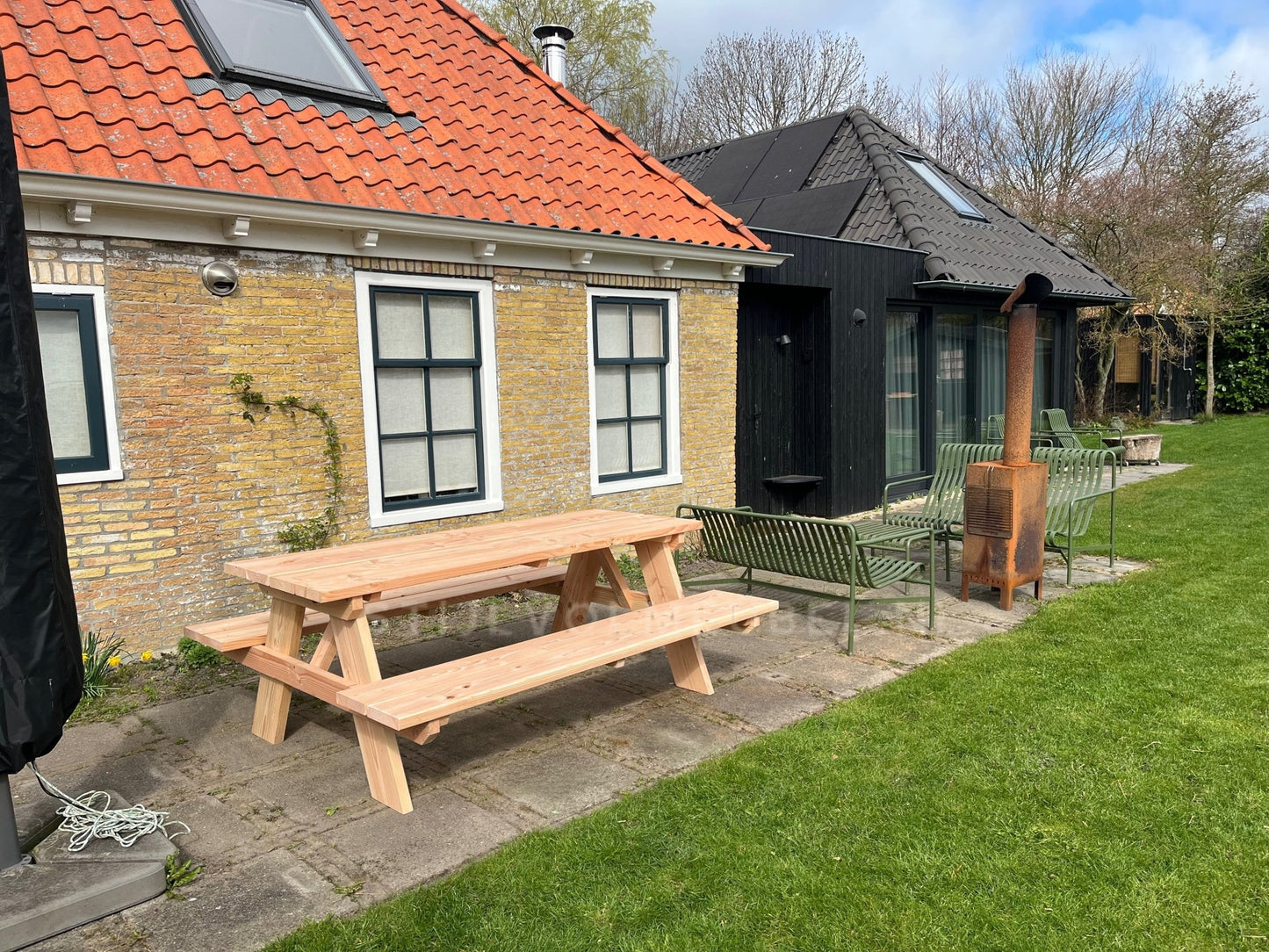 Douglas Classic Picknicktafel 2 meter van douglas - StijlvolMeubel.nl