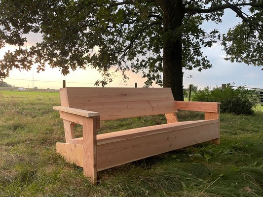 Houten bank pure relax - Mijn winkel