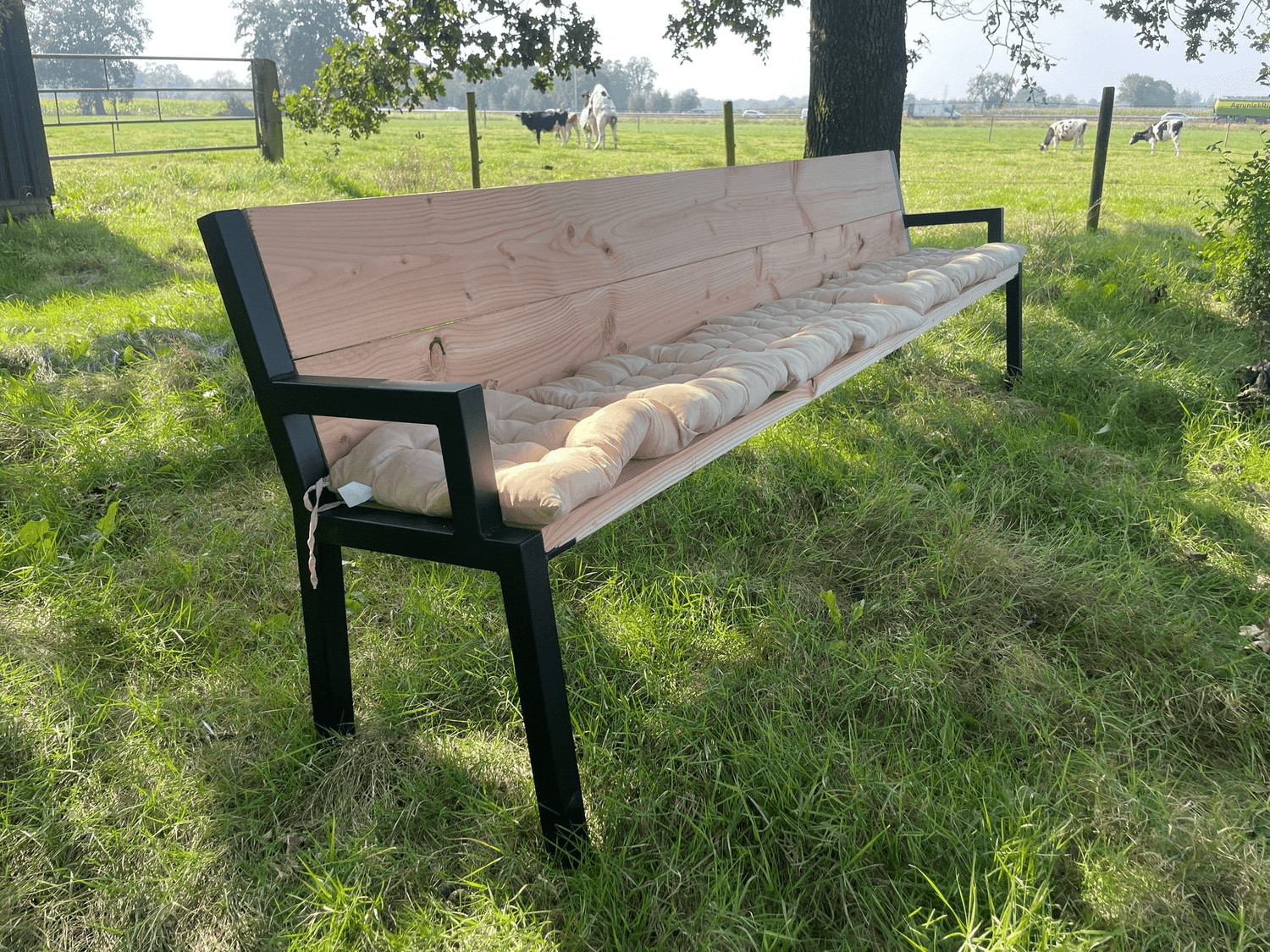 Tuinbank staal & hout - Mijn winkel