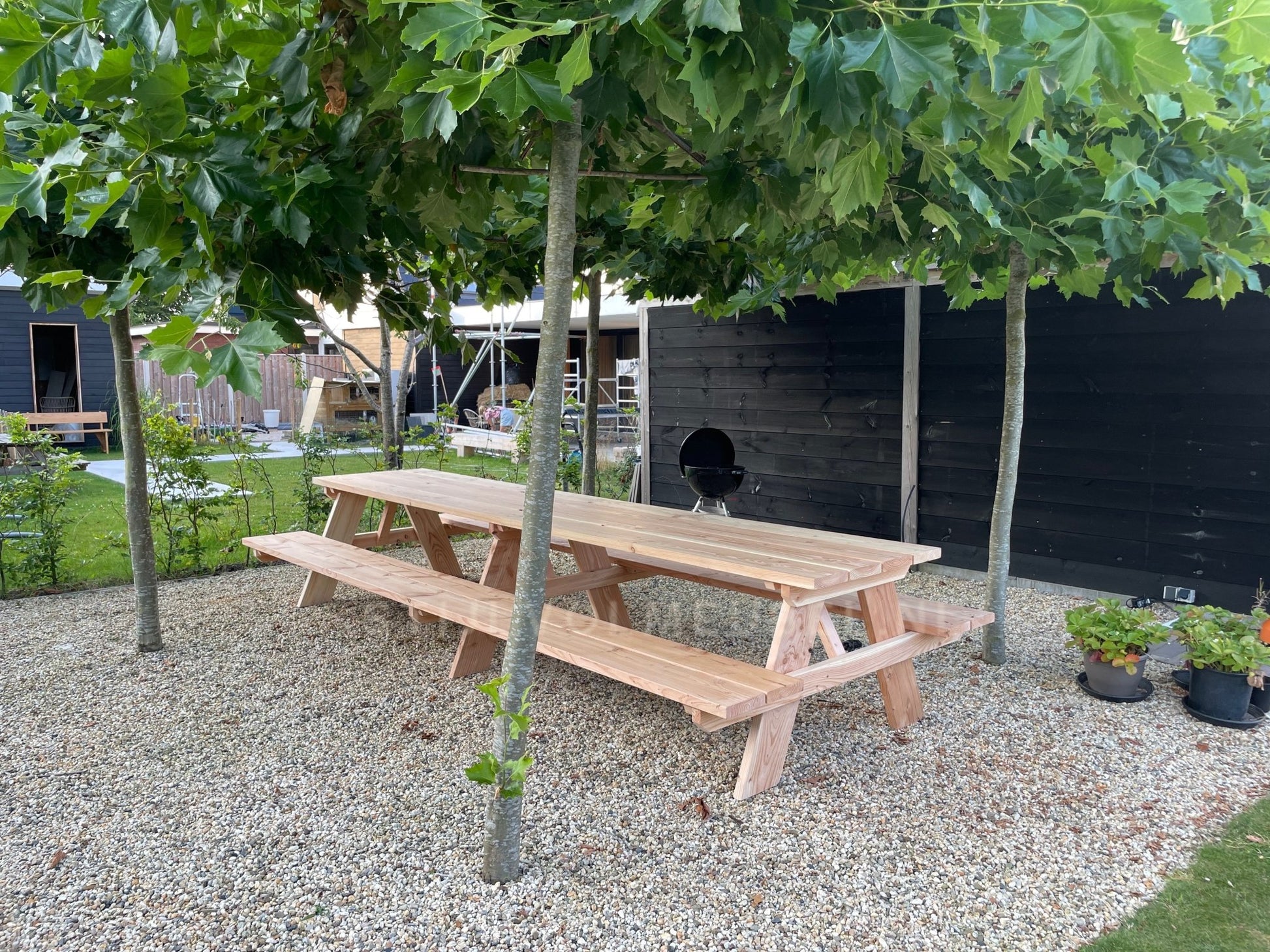 Douglas Classic Picknicktafel 4 meter - StijlvolMeubel.nl