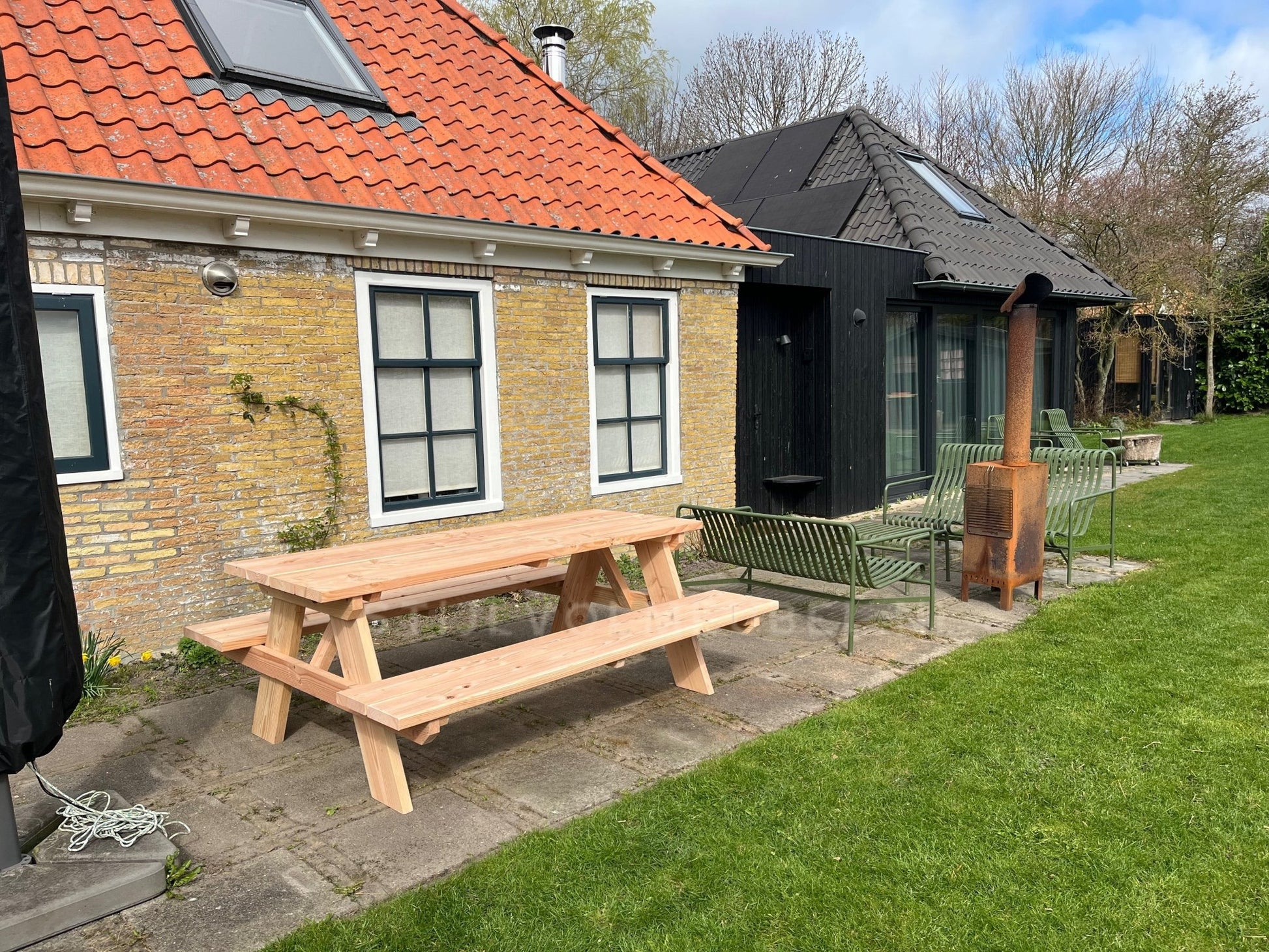 Douglas Classic Picknicktafel 2 meter van douglas - StijlvolMeubel.nl